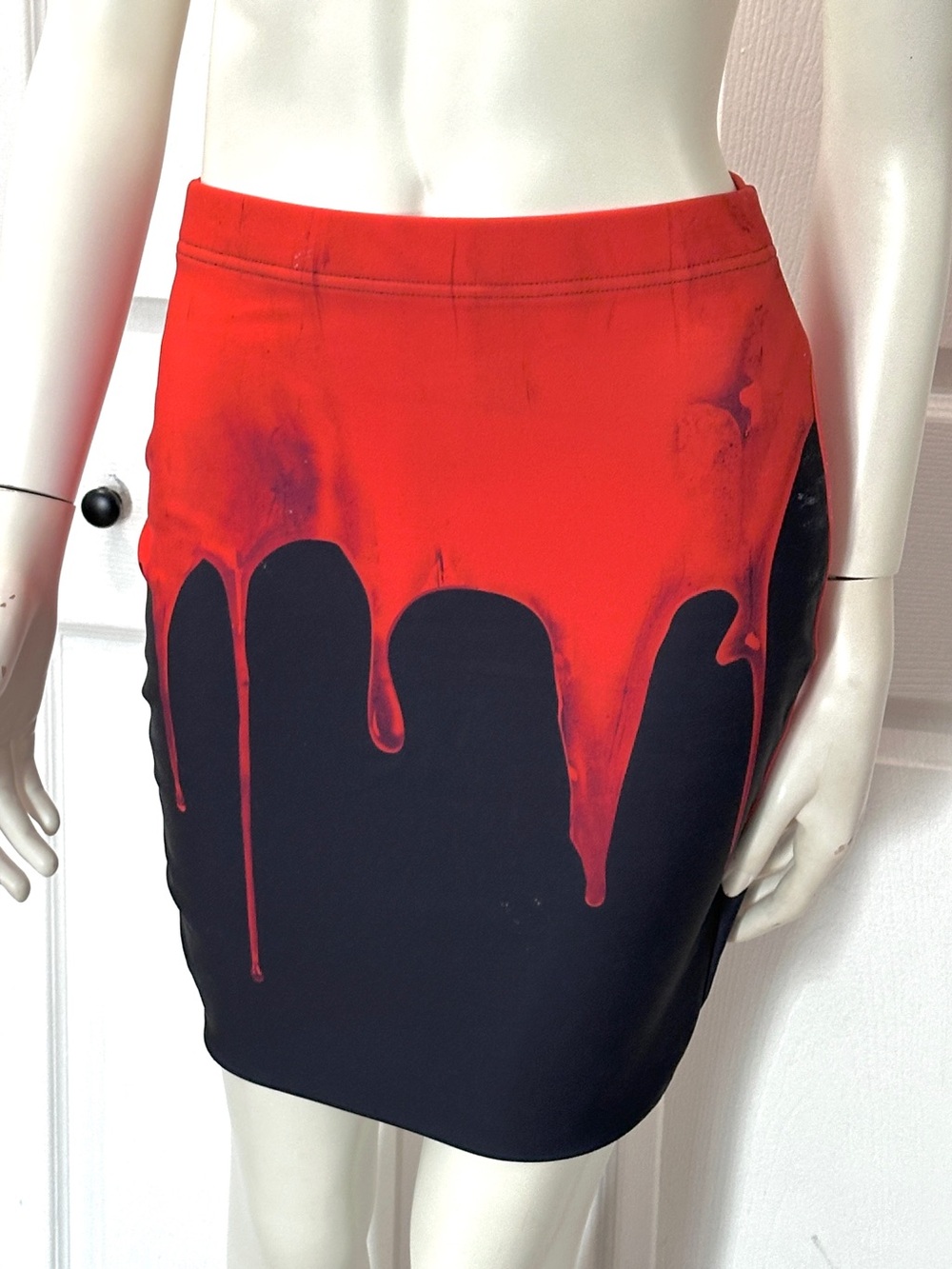 Blackmilk Bloody Mary Blood Drip Pencil Skirt
